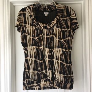 Worthington Short Sleeve Scoop Neck Top
